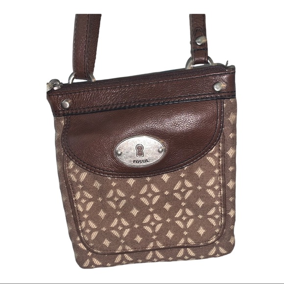 Brown fossil cross body purse - Picture 3 of 8